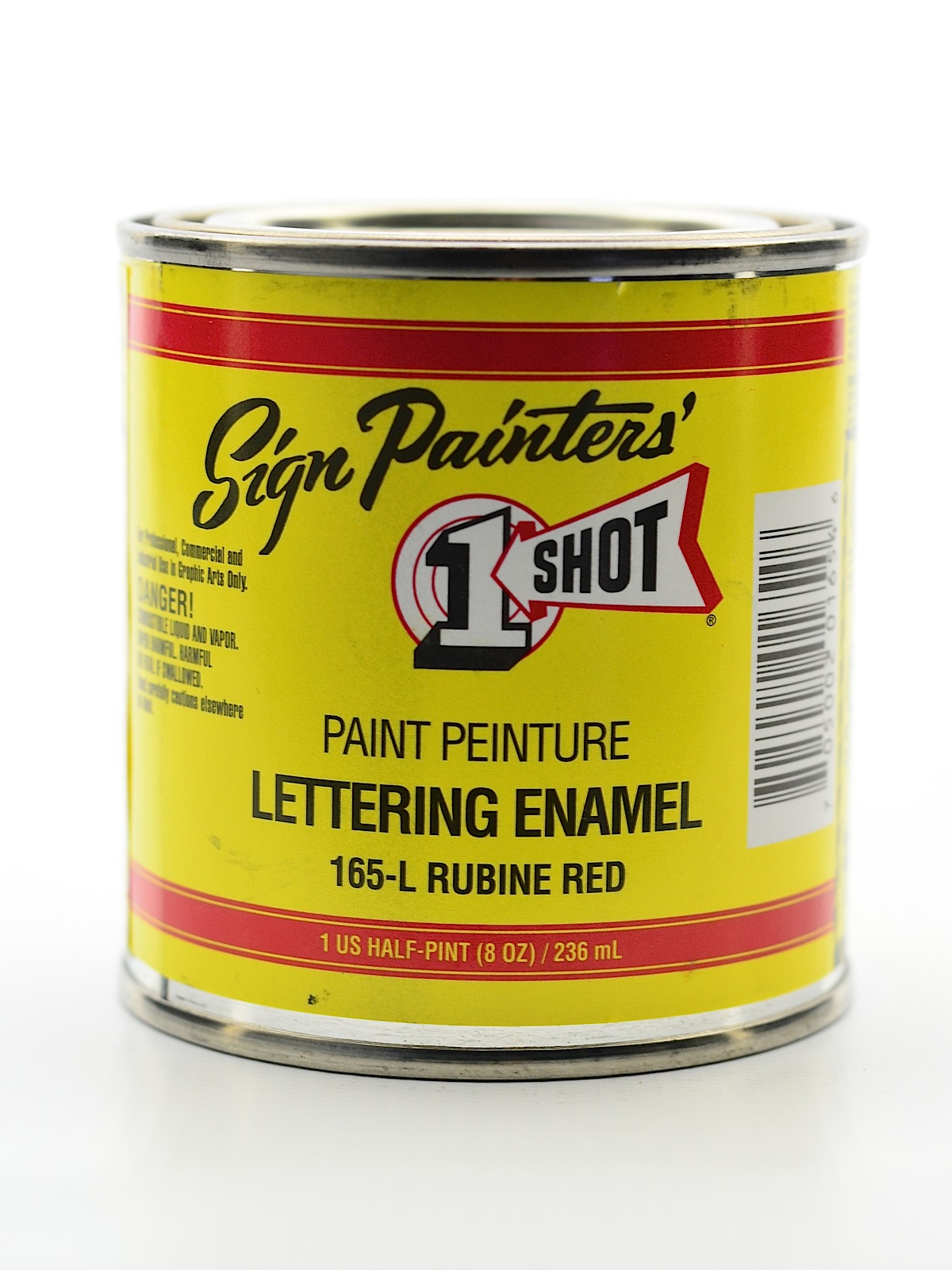 Lettering Enamel rubine red half pint 165L