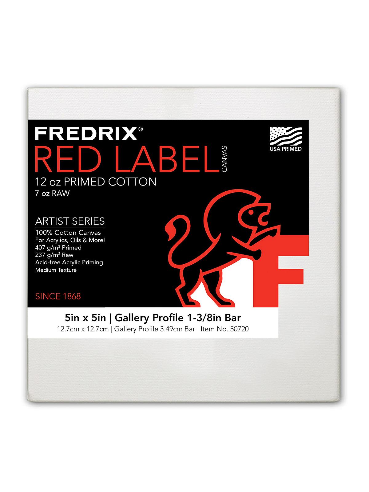 Red Label Gallerywrap Stretched Canvas 5 In. X 5 In. Each