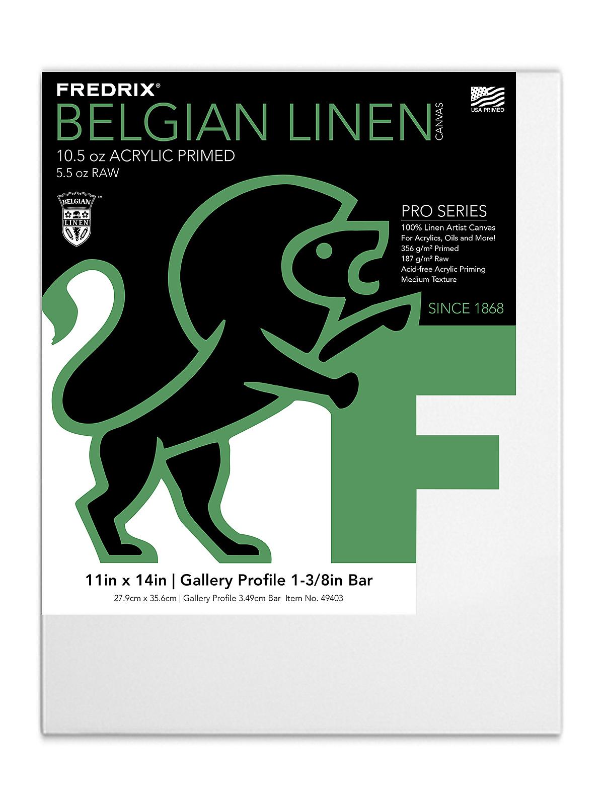 Pro Belgian Linen Pre-Stretched Canvas 11 In. X 14 In. Each