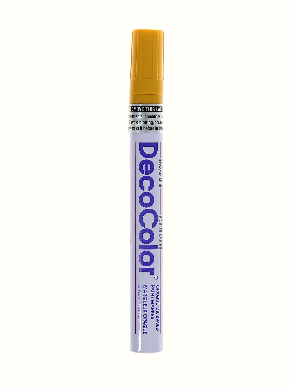 Decocolor Oil-Based Paint Markers mustard broad
