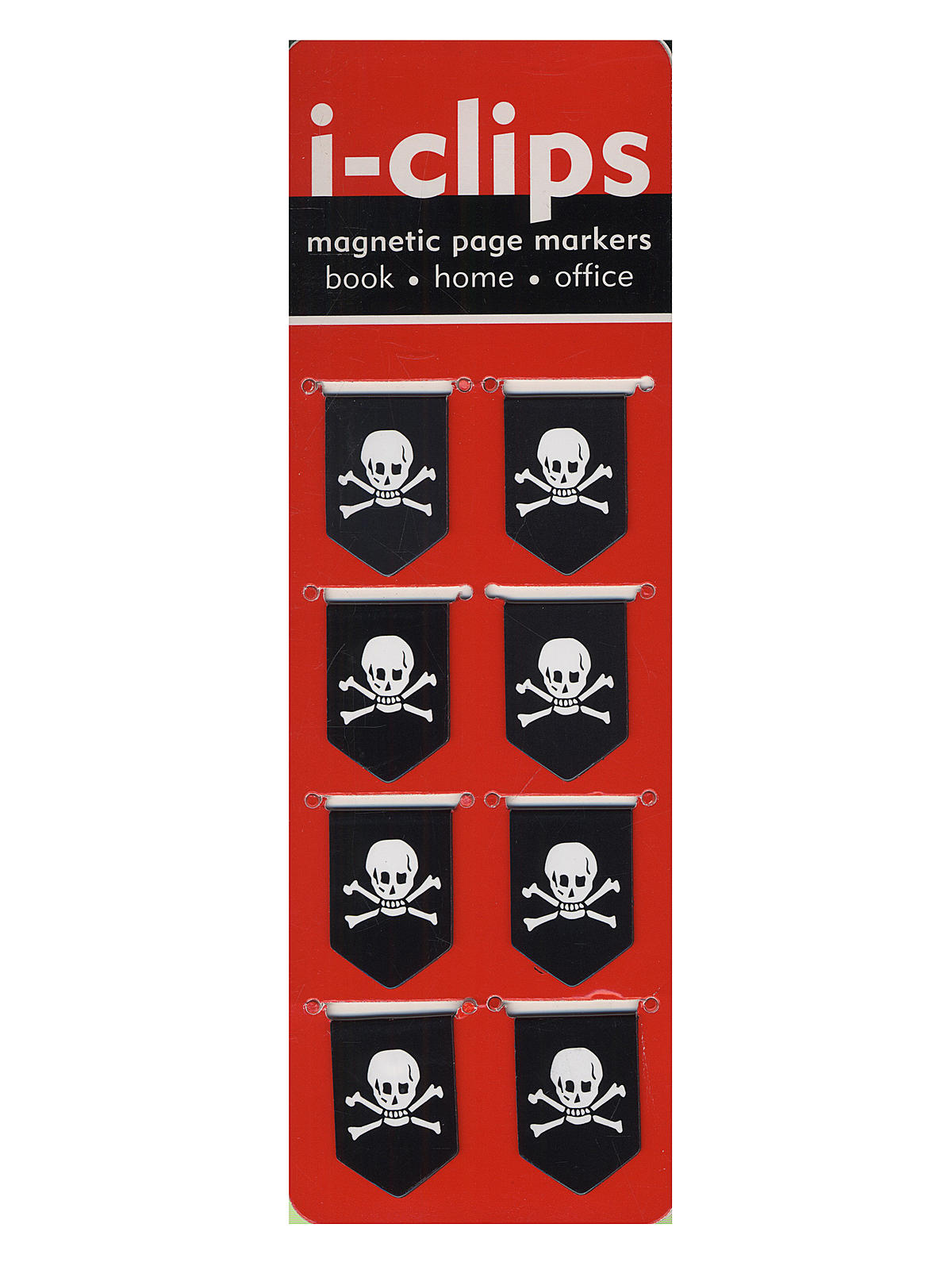 I-clips Magnetic Page Markers Skulls