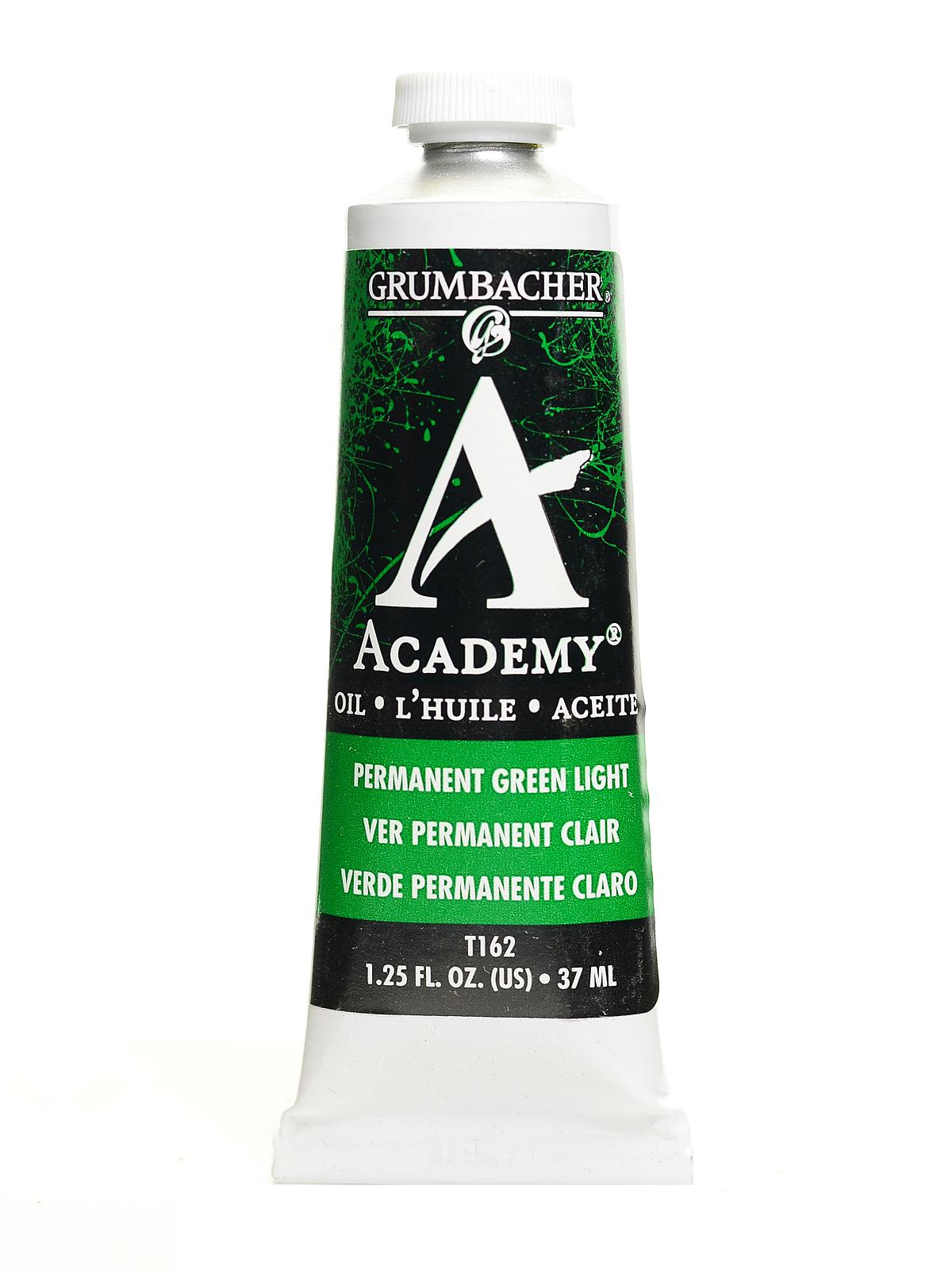 Academy Oil Colors permanent green light 1.25 oz.