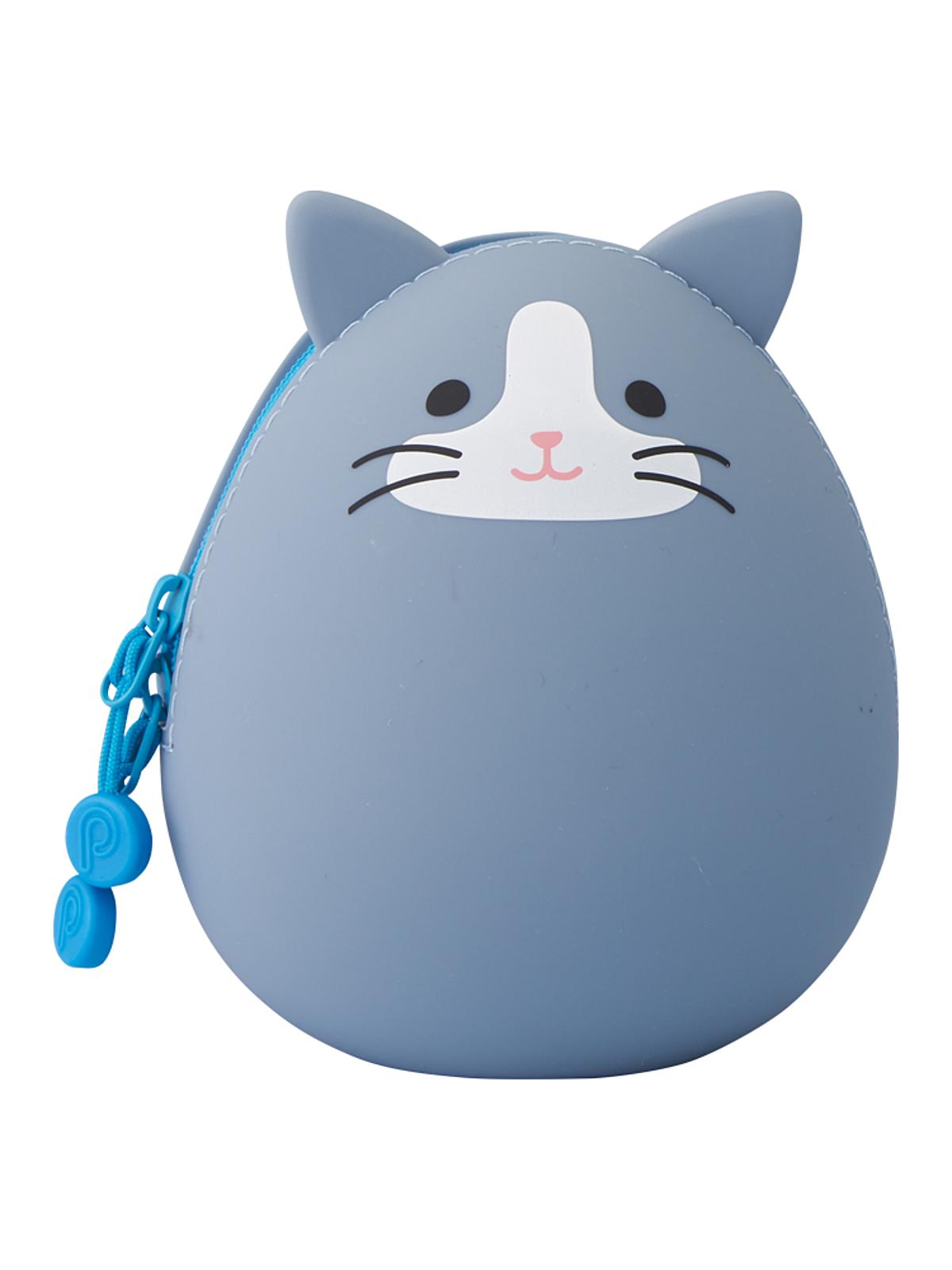 Egg Pouch gray cat