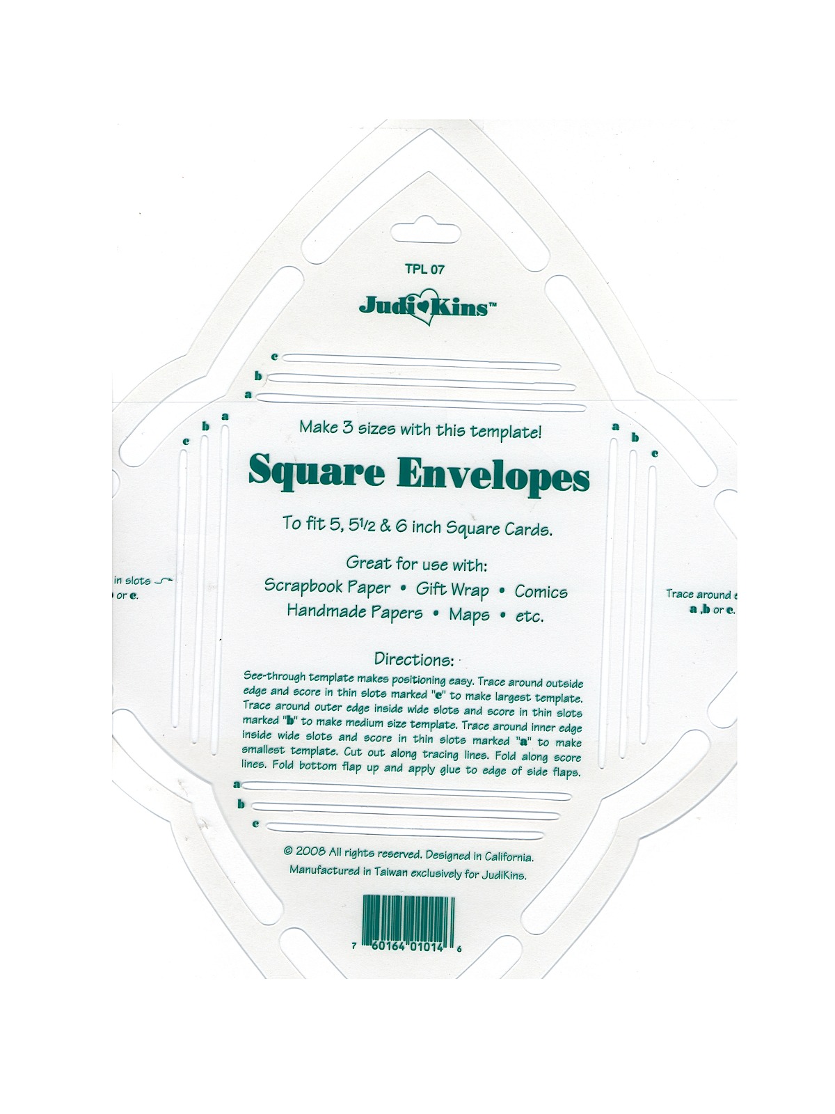 Envelope Templates Square Template