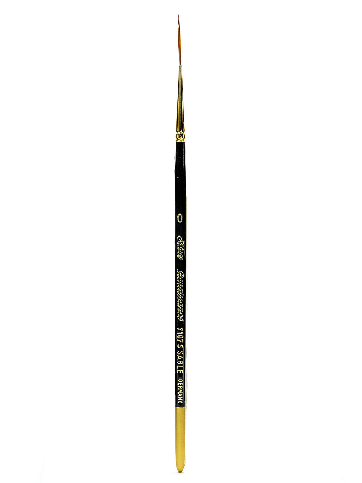 Renaissance Series Brushes Short Handle 0 silver script