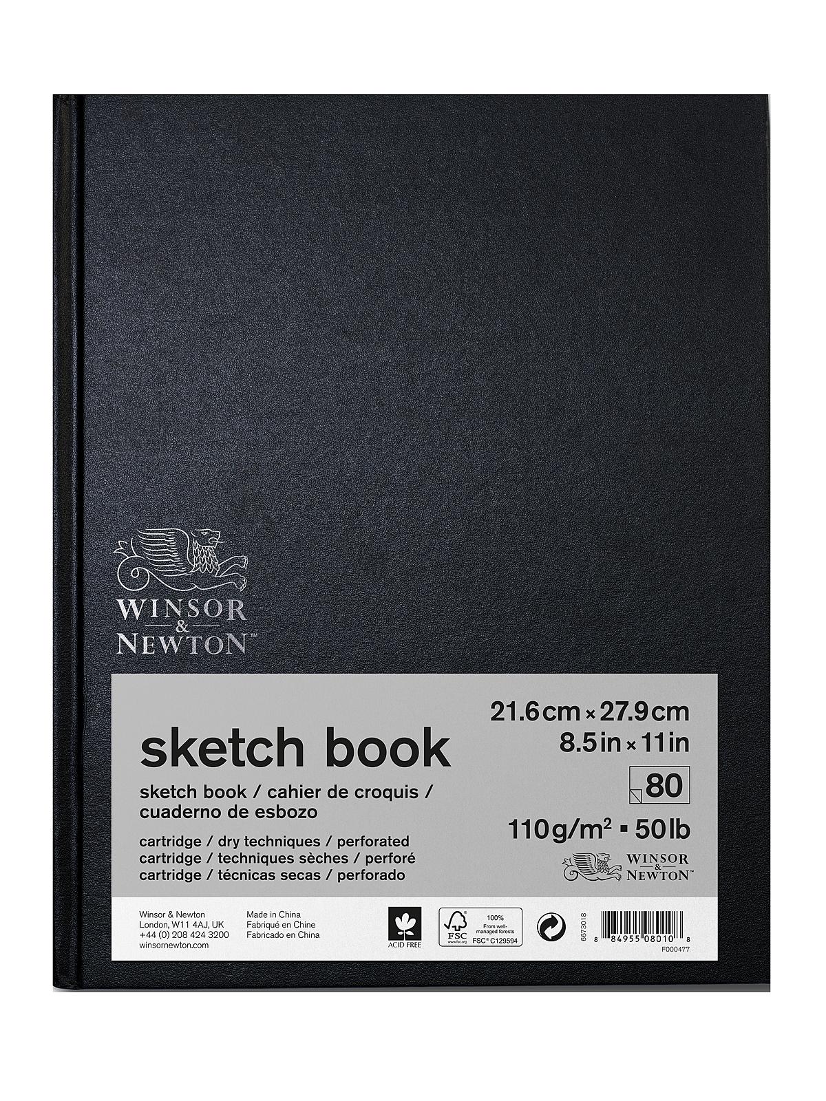 Sketch Books hardbound 8.5 in. x 11 in. 80 sheets