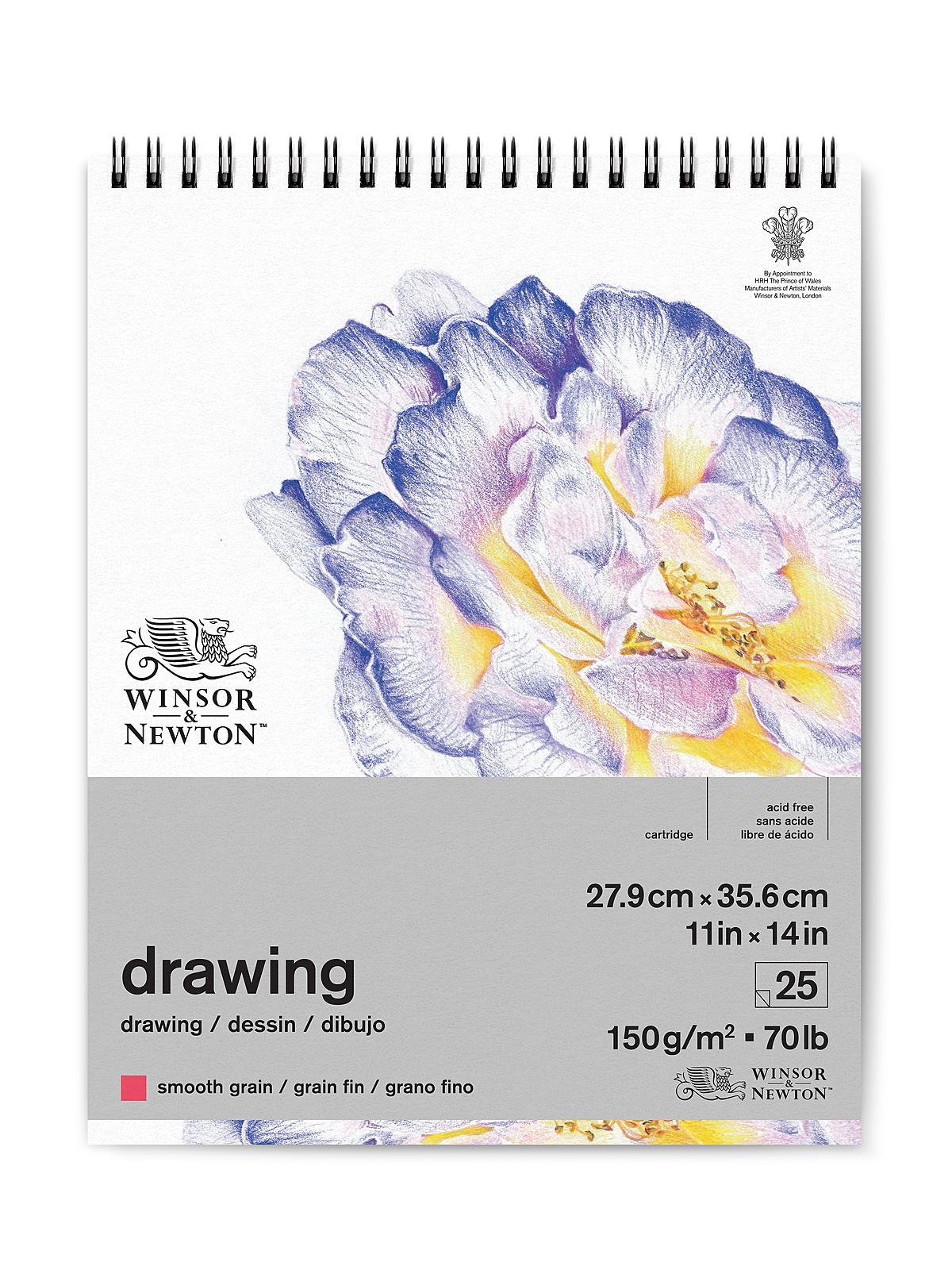 Drawing Pads (Wirebound) smooth 11 in. x 14 in. 25 sheets