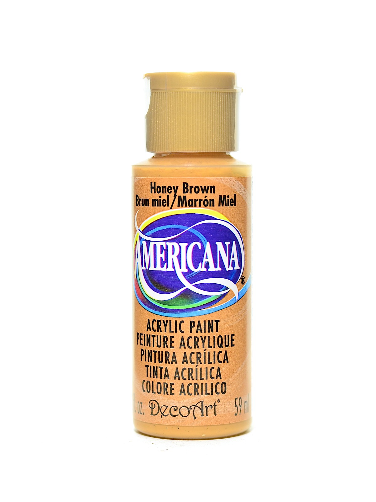 Americana Acrylic Paints honey brown 2 oz.