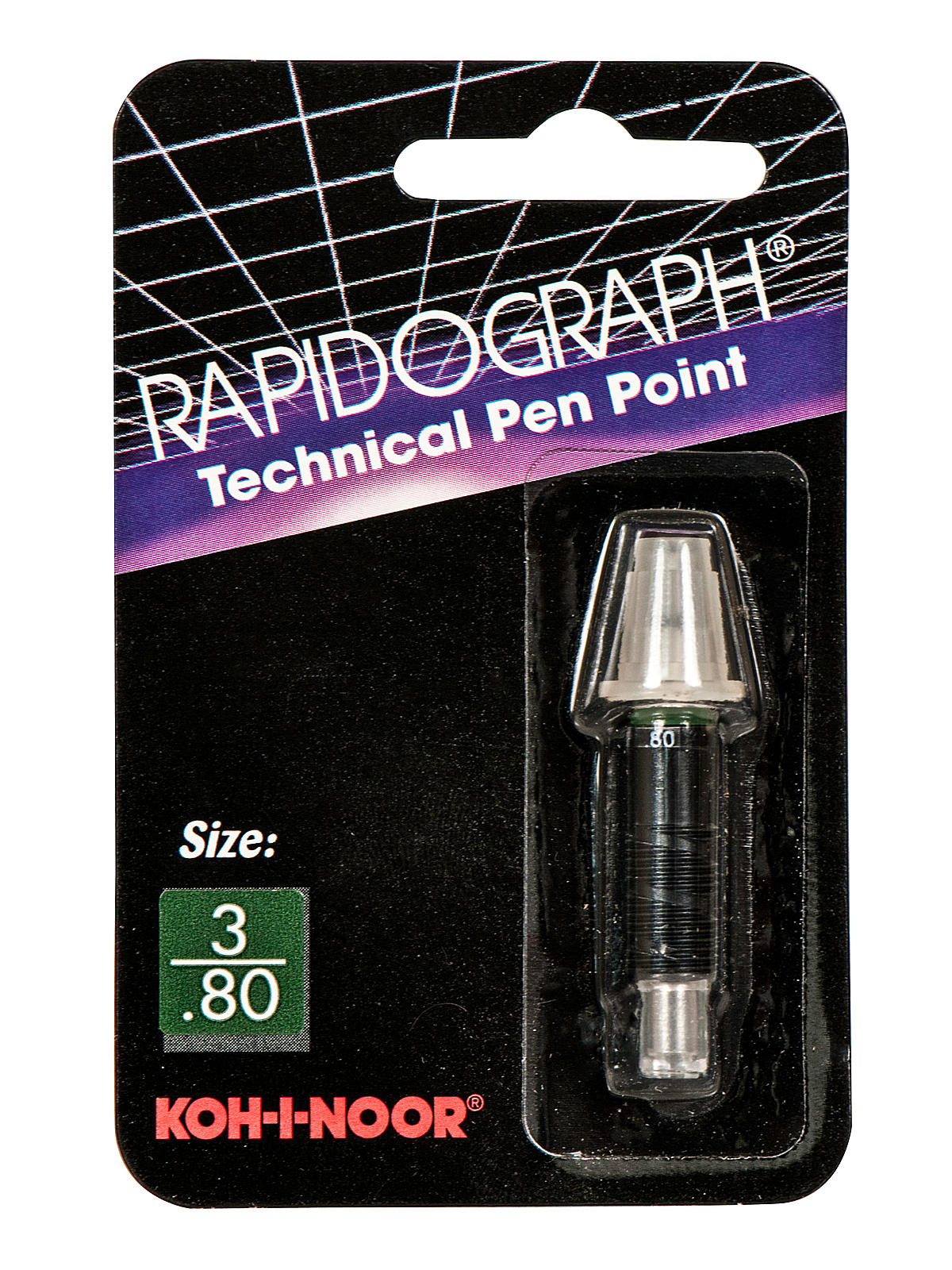 Rapidograph No. 72D Replacement Points 3 0.80 mm
