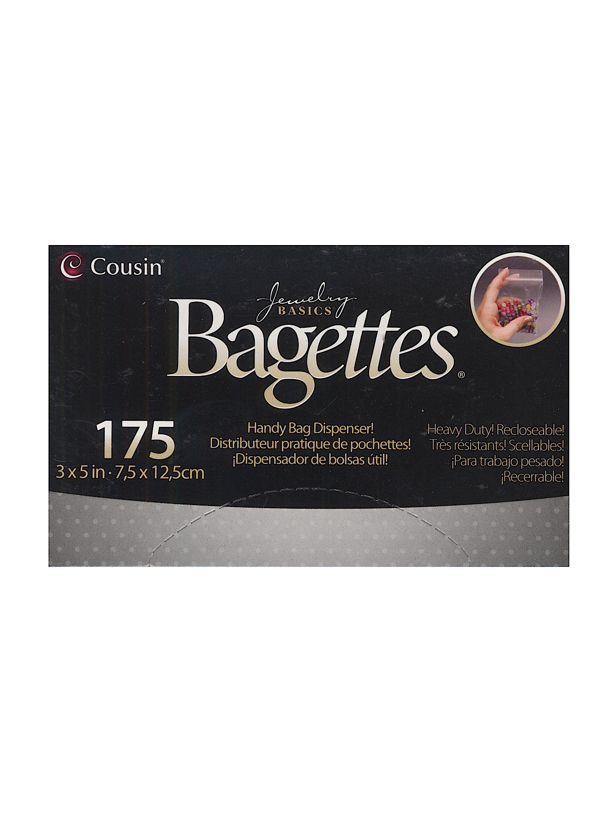 Bagettes Plastic Storage Packets 3 In. X 5 In. Box Of 175