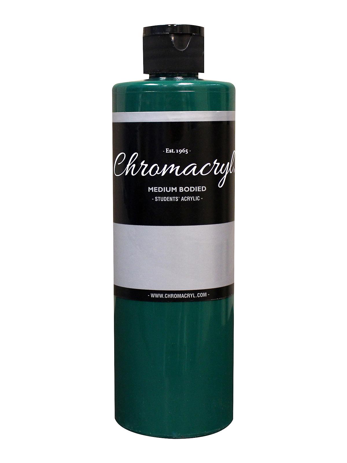 Chromacryl Students' Acrylic Paints deep green 500 ml