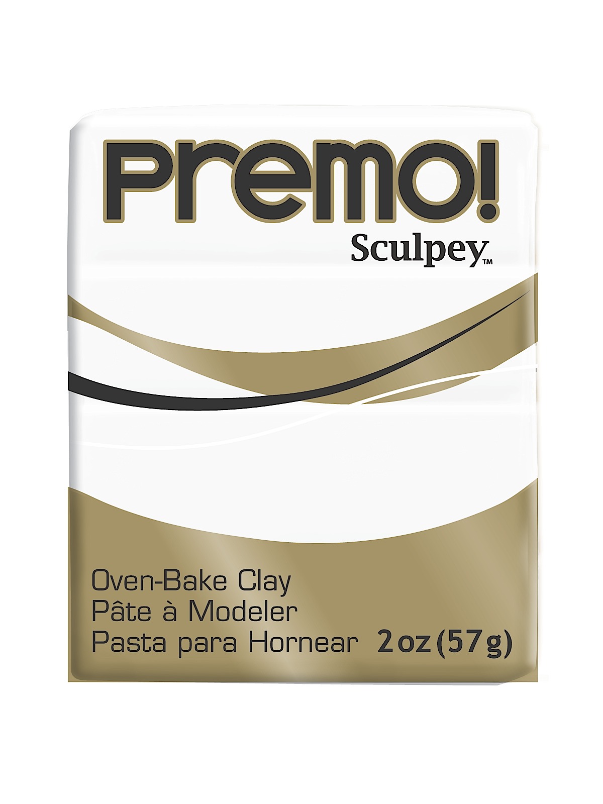 Premo Premium Polymer Clay white 2 oz.