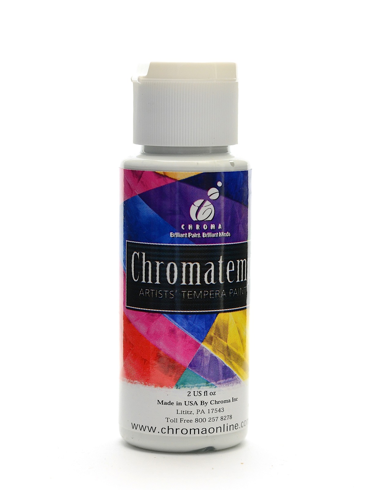 ChromaTemp Artists' Tempera Paint white 2 oz.