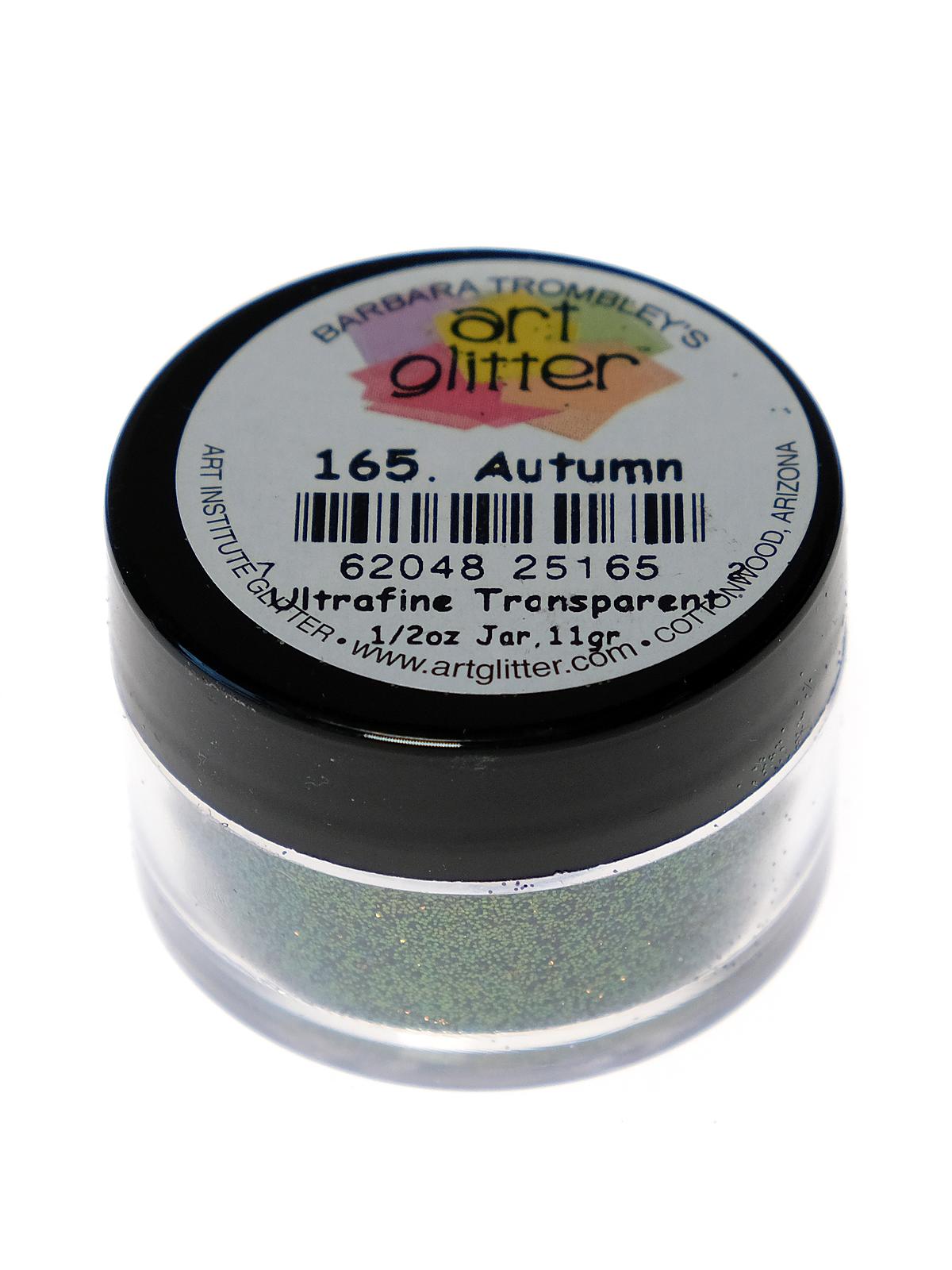 Ultrafine Transparent Glitter autumn 1 2 oz. jar