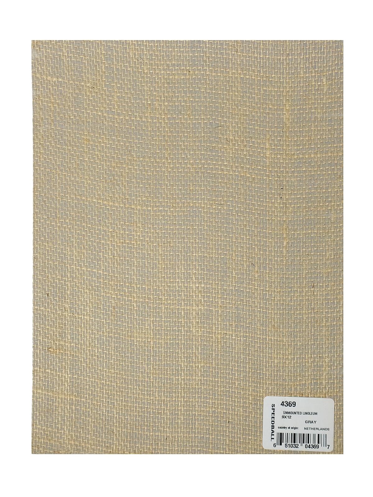 Unmounted Linoleum 9 in. x 12 in.
