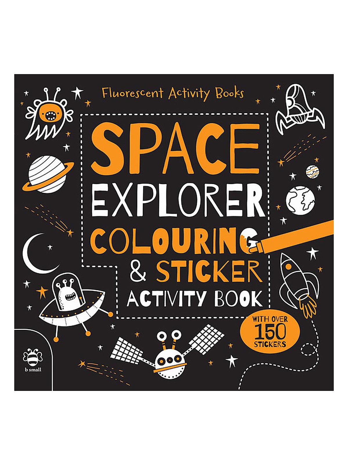 Space Explorer Colouring & Sticker Activity Book Each