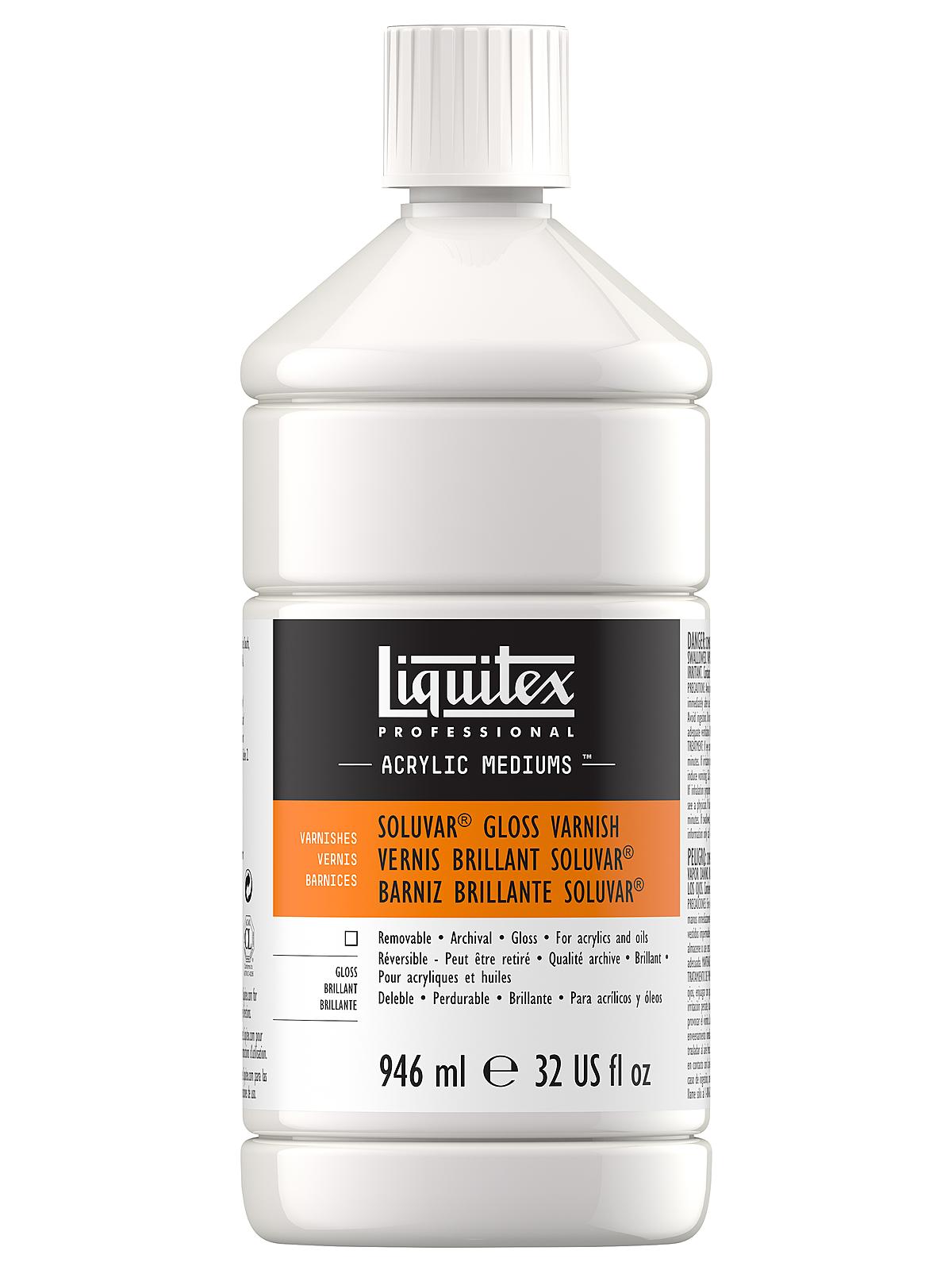 Soluvar Final Picture Varnish gloss 32 oz. bottle