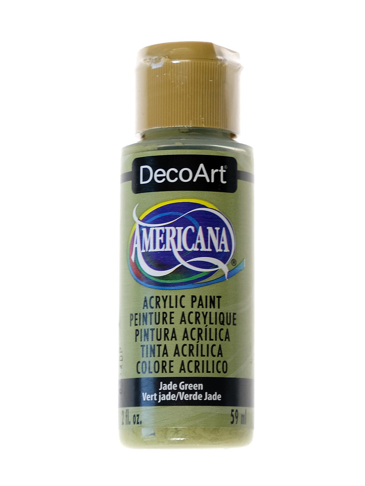Americana Acrylic Paints jade green 2 oz.