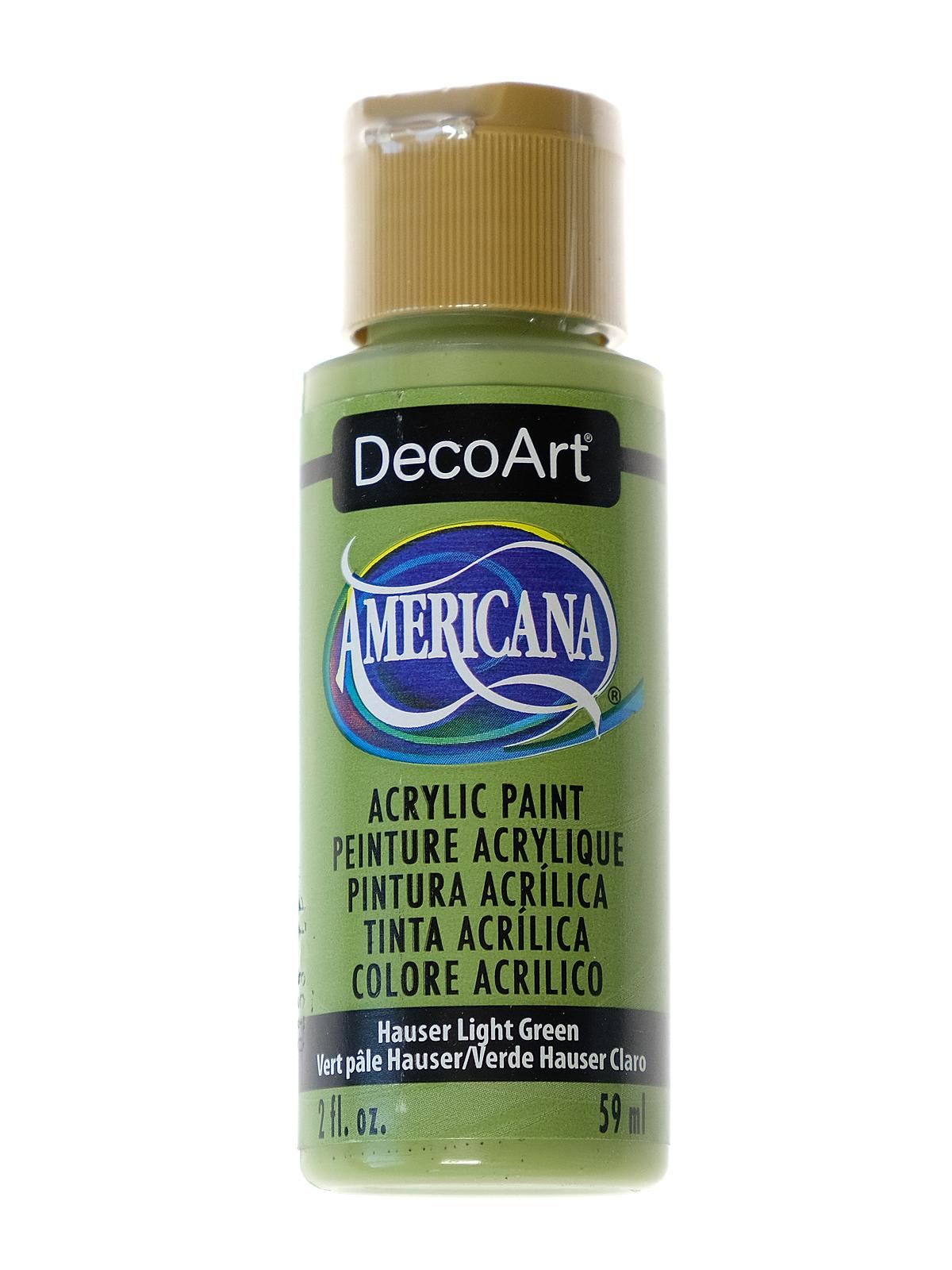 Americana Acrylic Paints Hauser green light 2 oz.