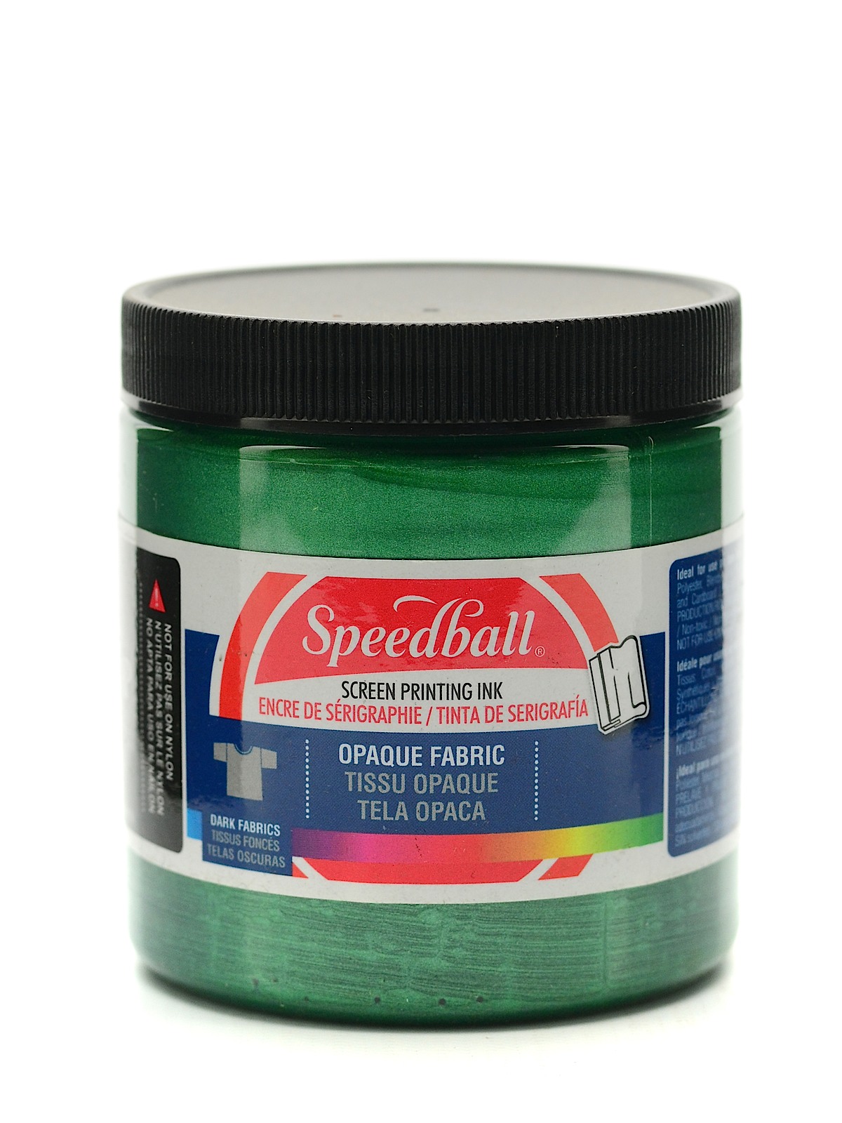 Opaque Fabric Screen Printing Inks emerald 8 oz.