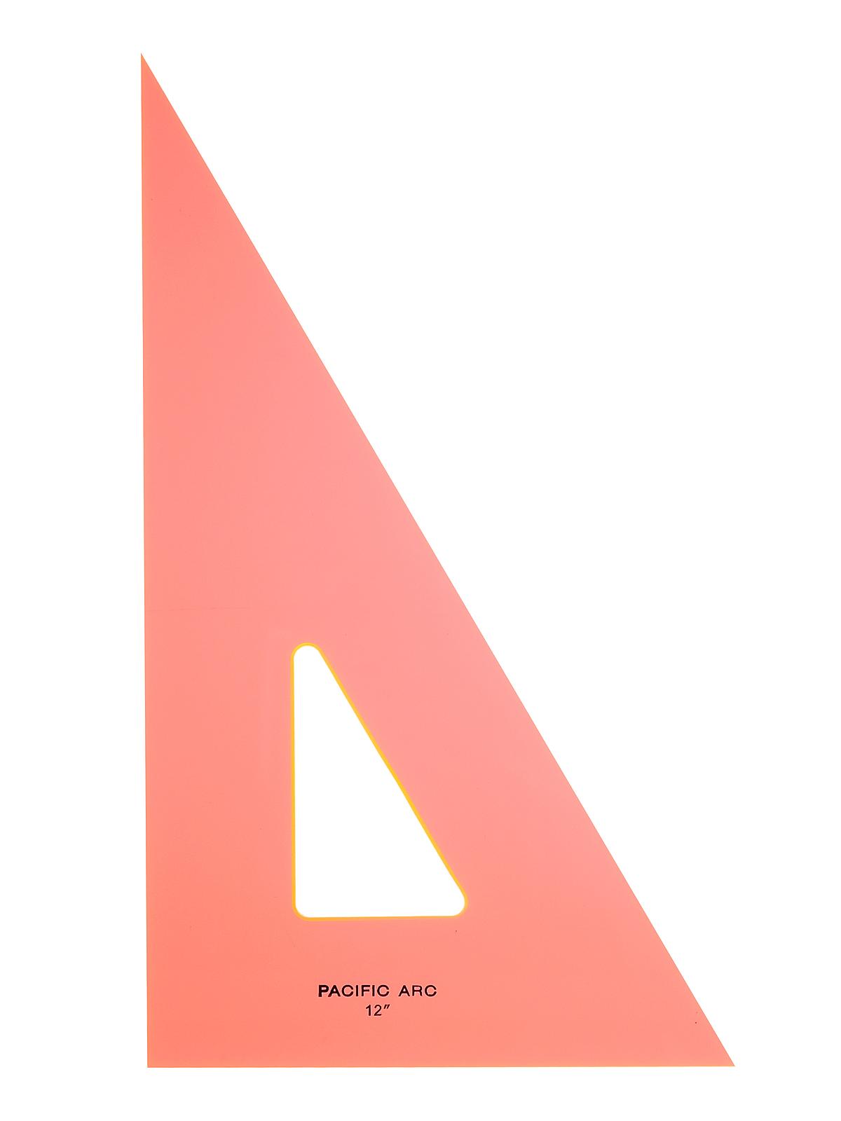 Professional Fluorescent Triangles 12 in. 30 60 degrees