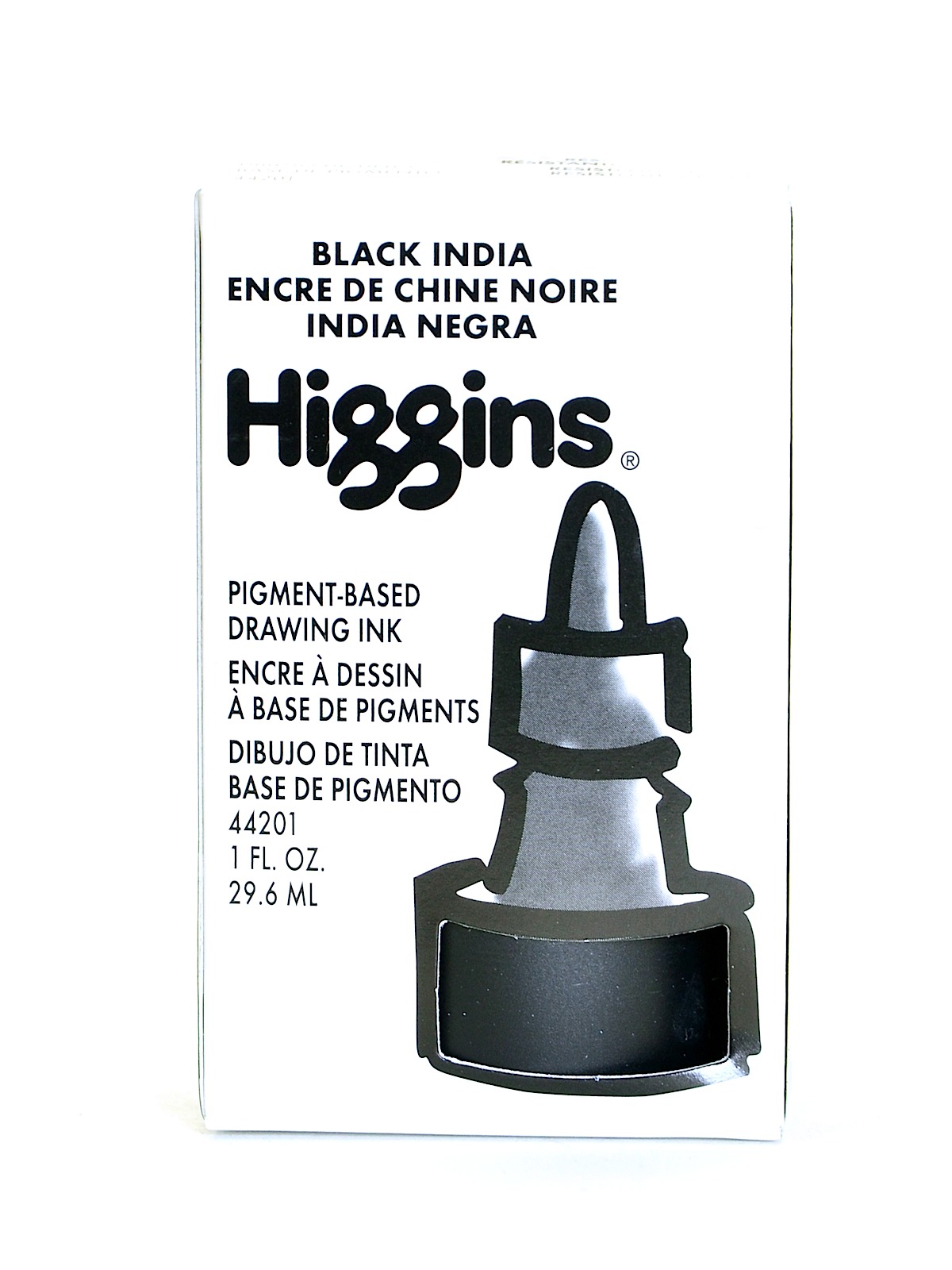 Waterproof Black India Ink 1 oz.