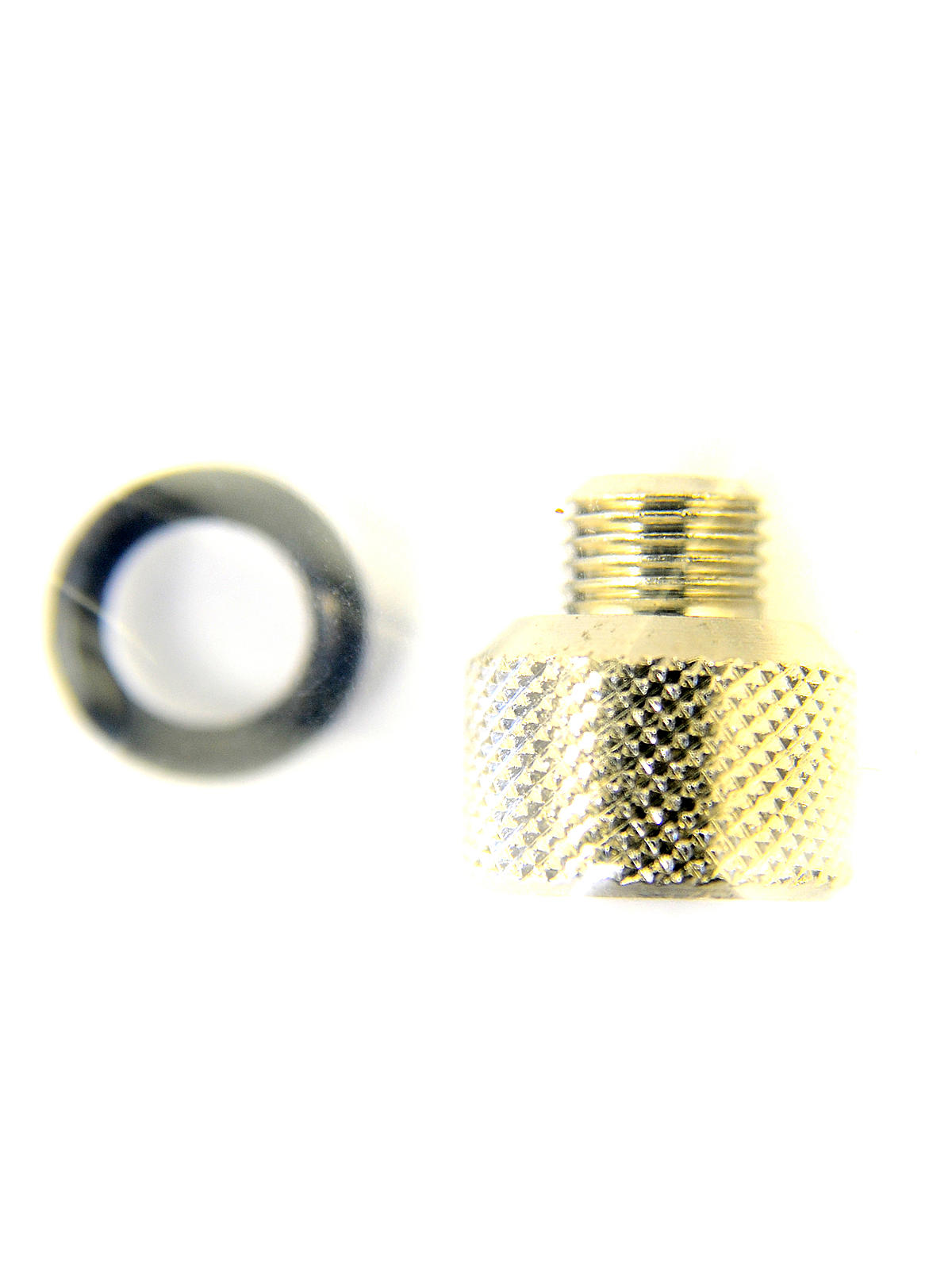 Airbrush Parts Adapter--converts Iwata Airbrushes to use Paasche air hose