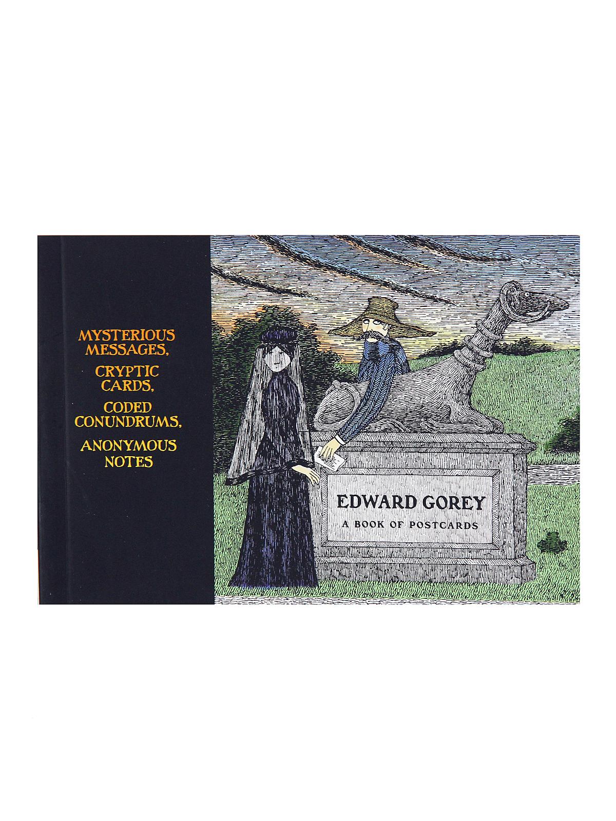 Postcard Books Edward Gorey: Mysterious Messages, Cryptic Cards, Coded Conundrums, Anonymous Notes book of 30