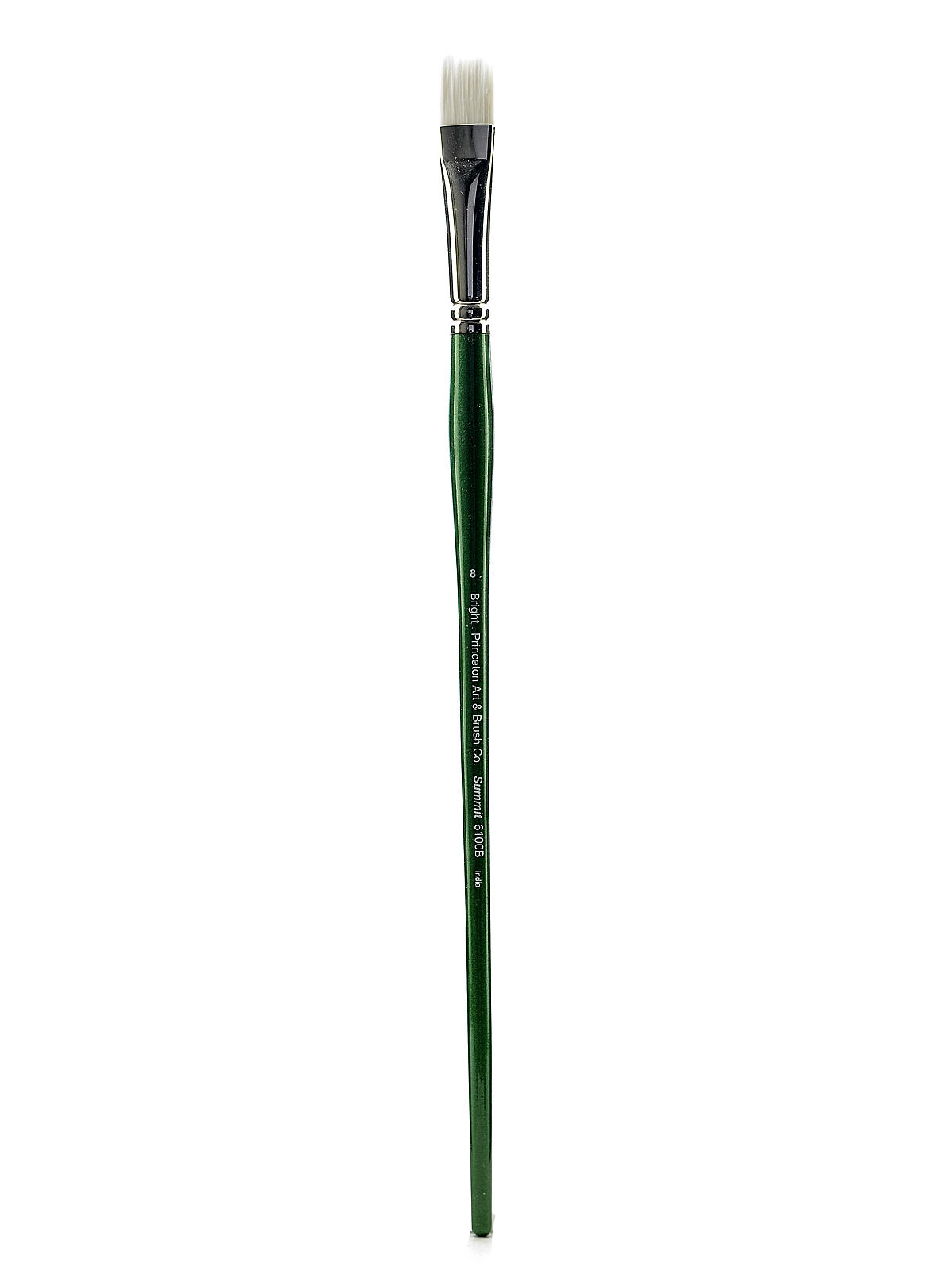 Series 6100 Summit White Synthetic Long Handle Brushes 8 bright