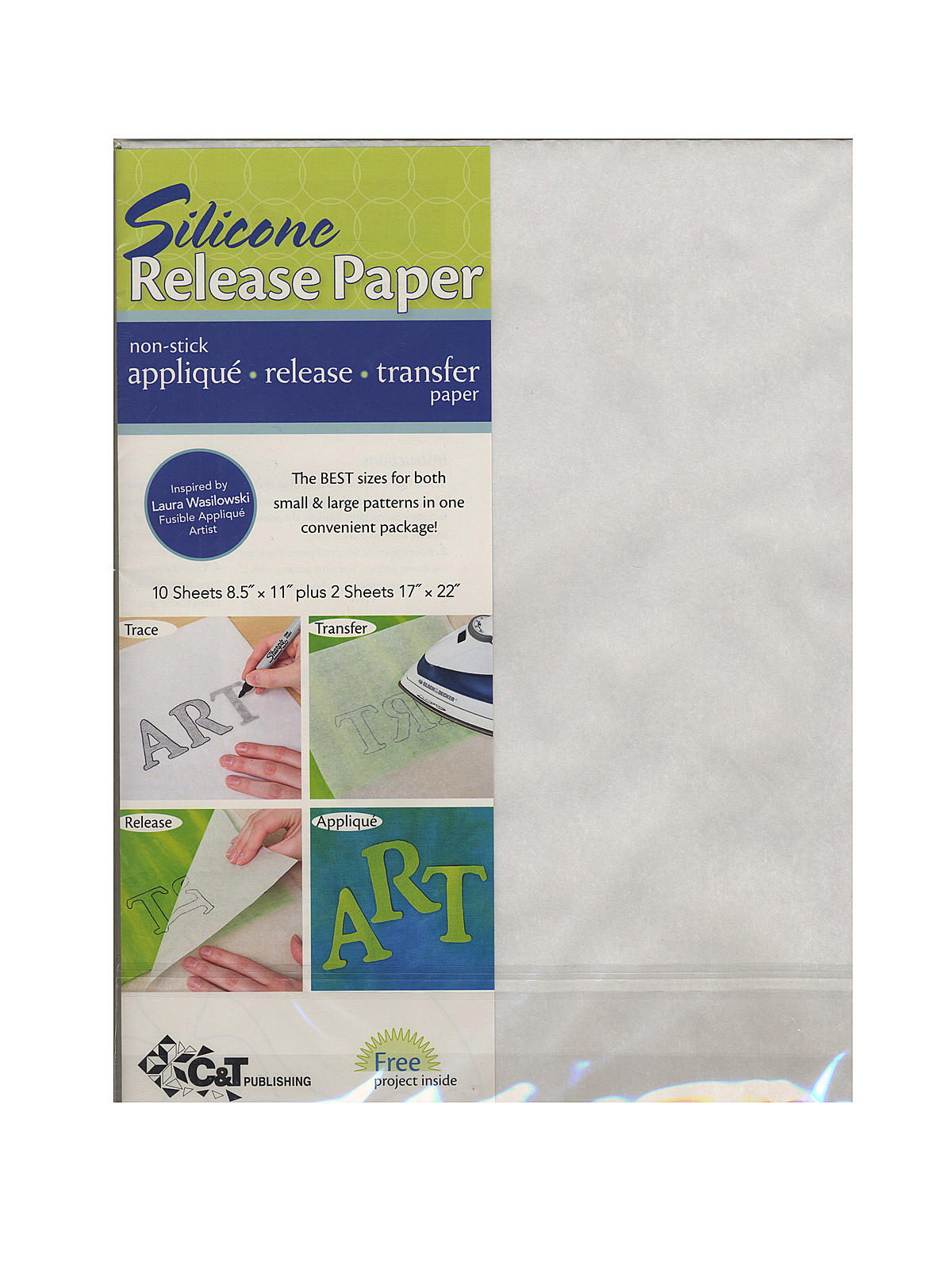 Silicone Release Paper pack of 12