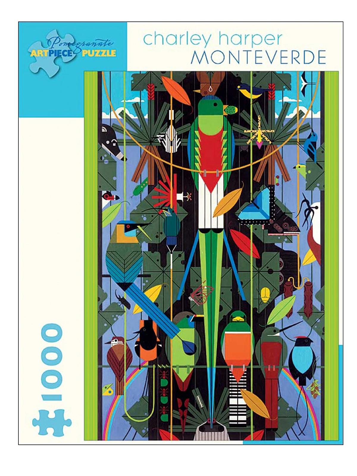 1000-piece Jigsaw Puzzles Charley Harper: Monteverde