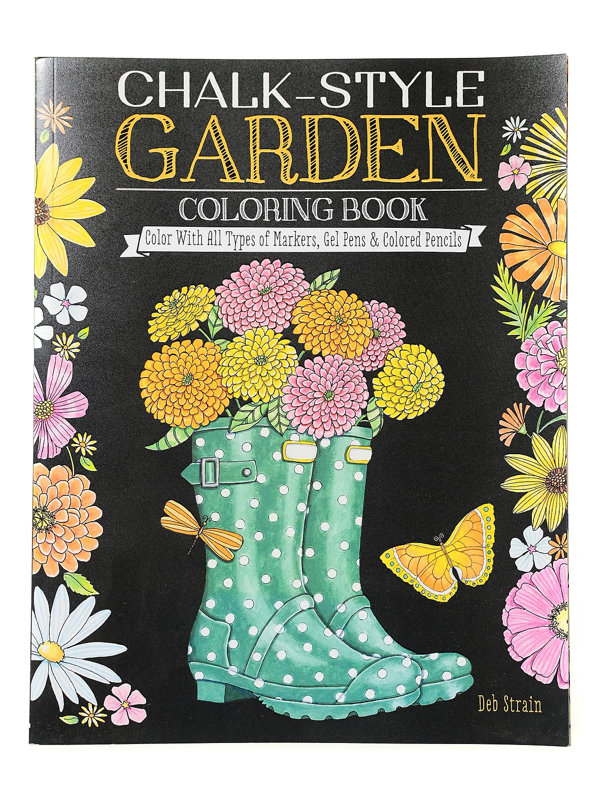 Chalk-style Coloring Garden