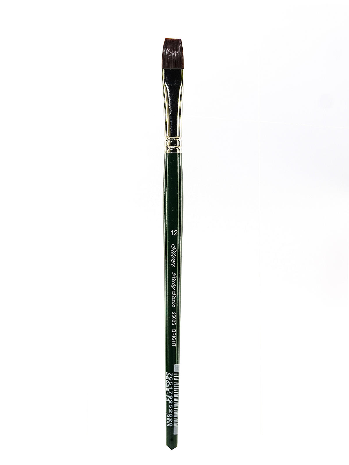 Ruby Satin Series Synthetic Brushes Short Handle 12 bright 2502S