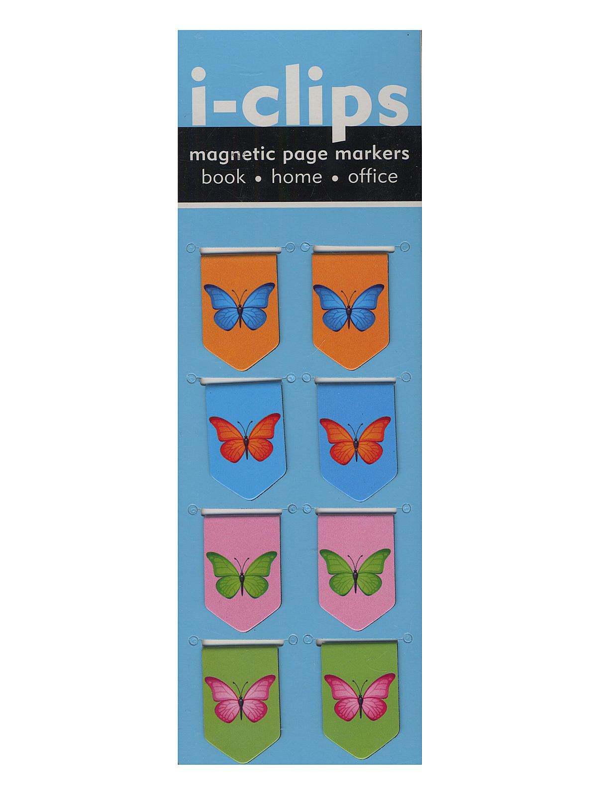 I-clips Magnetic Page Markers Butterflies