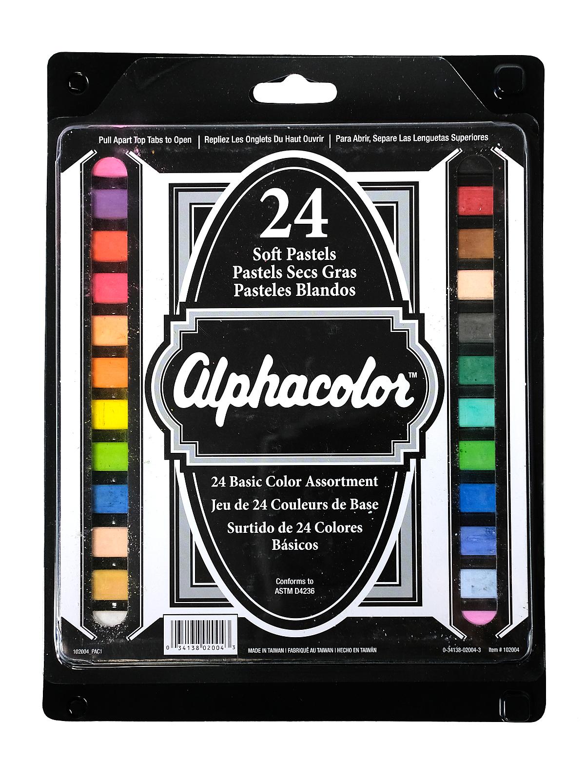 Soft Pastel Sets basic assorted colors set of 24
