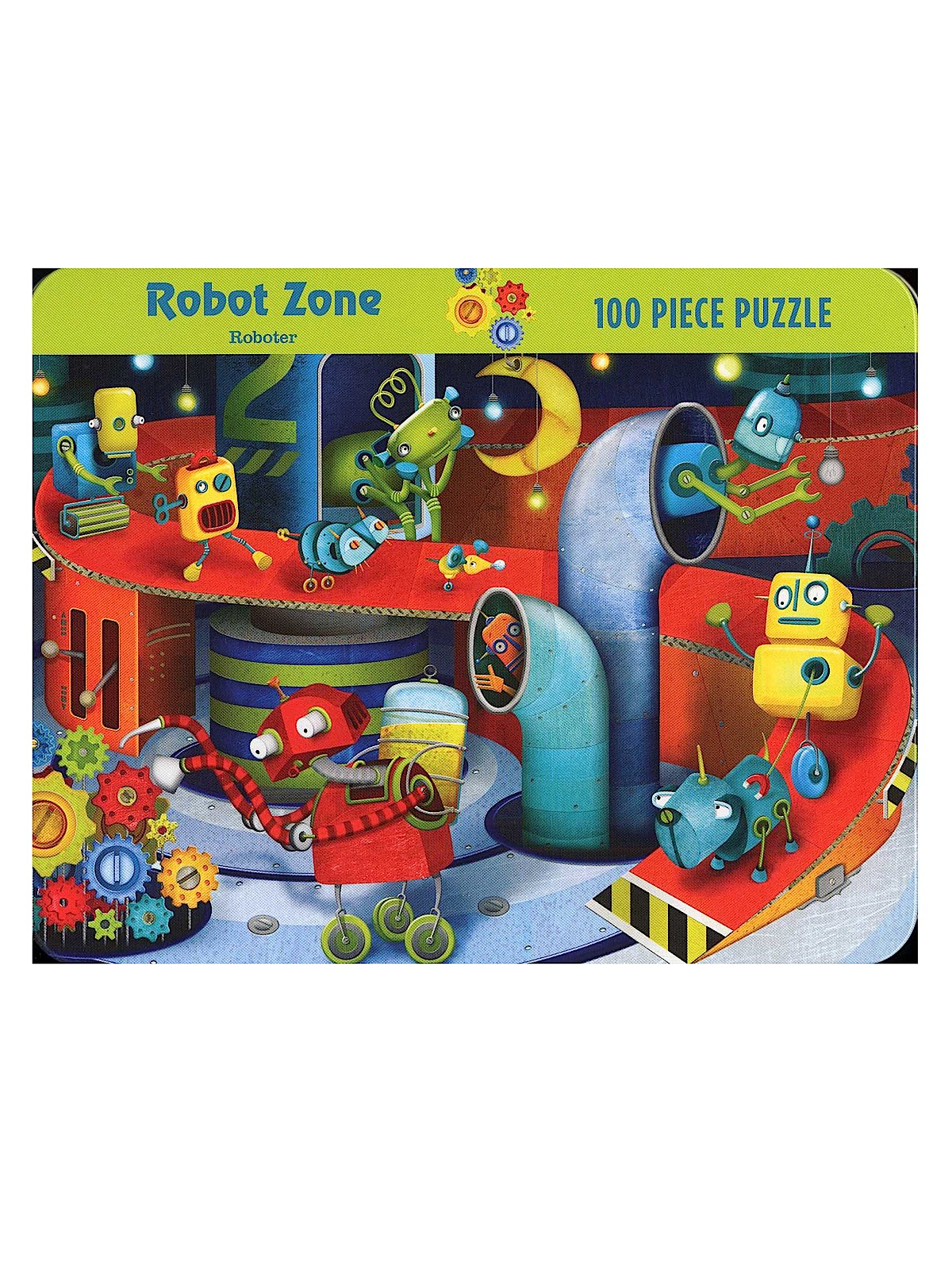 100 PC Puzzle Robot Zone