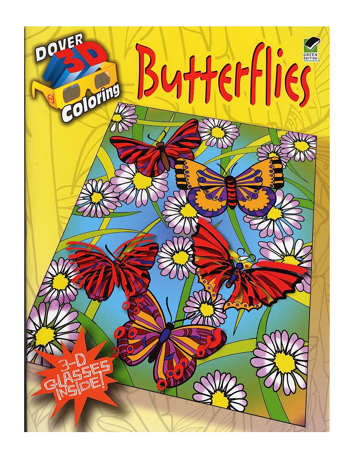 3-d Coloring Book Butterflies