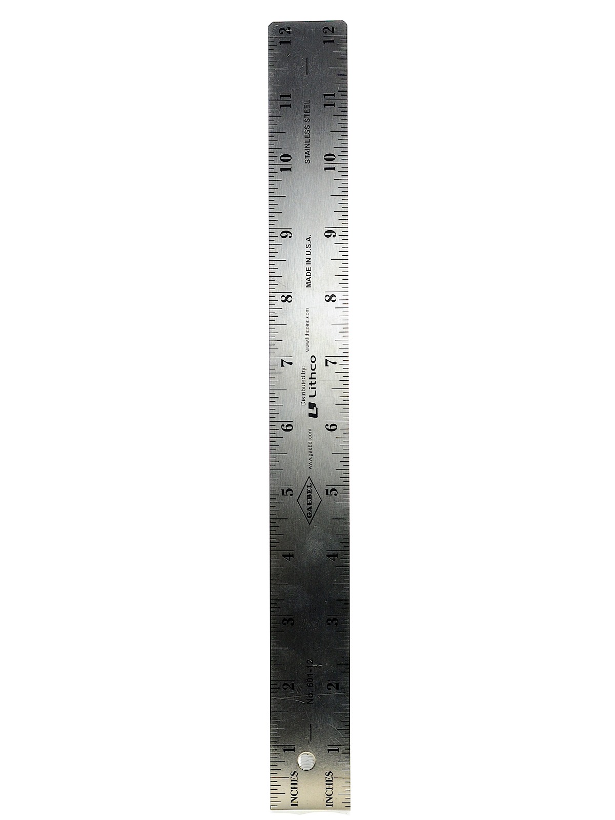 Two-sided Steel Rulers 12 In. 601