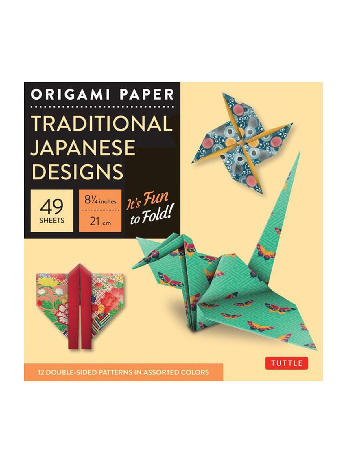 Origami Paper Traditional Japanese Designs 8 1 4 in. x 8 1 4 in.