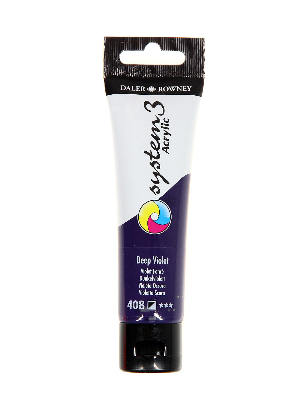 System 3 Acrylic Colour deep violet 59 ml