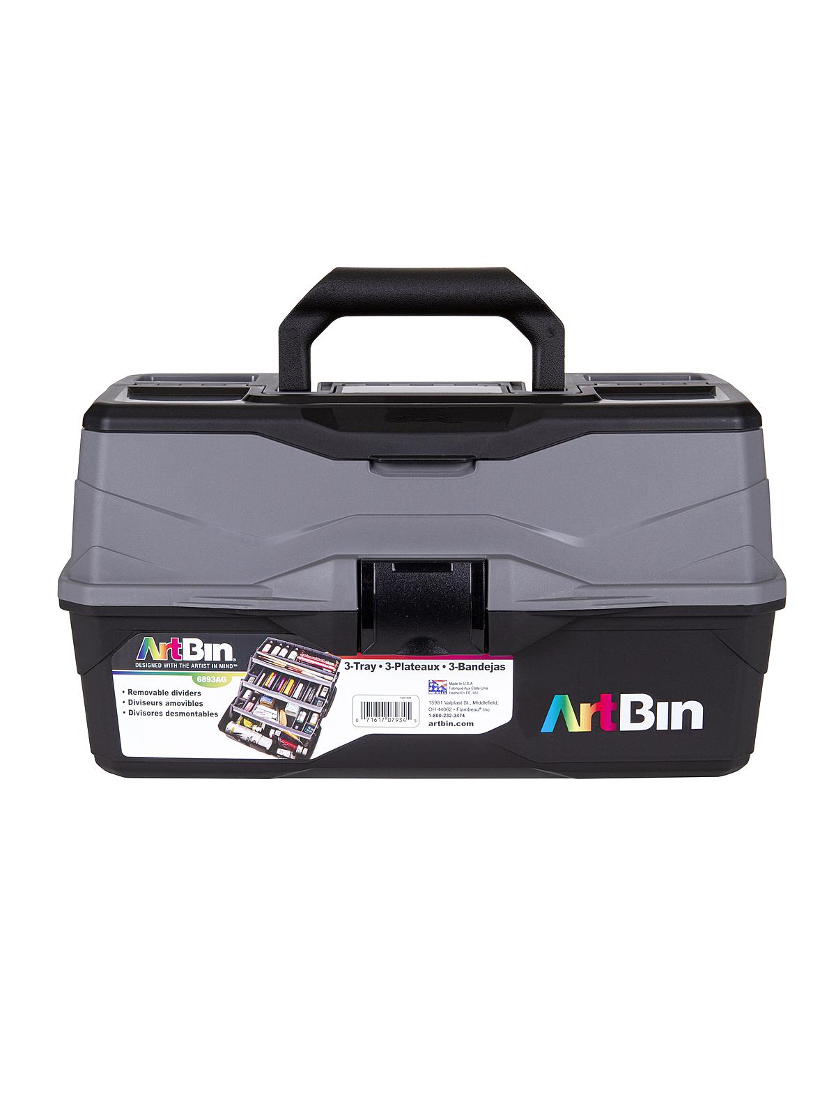 3-Tray Art Supply Box 3-tray box