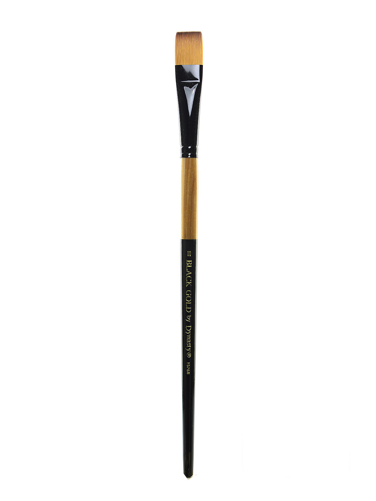 Black Gold Series Long Handled Synthetic Brushes 10 Bright 1526b