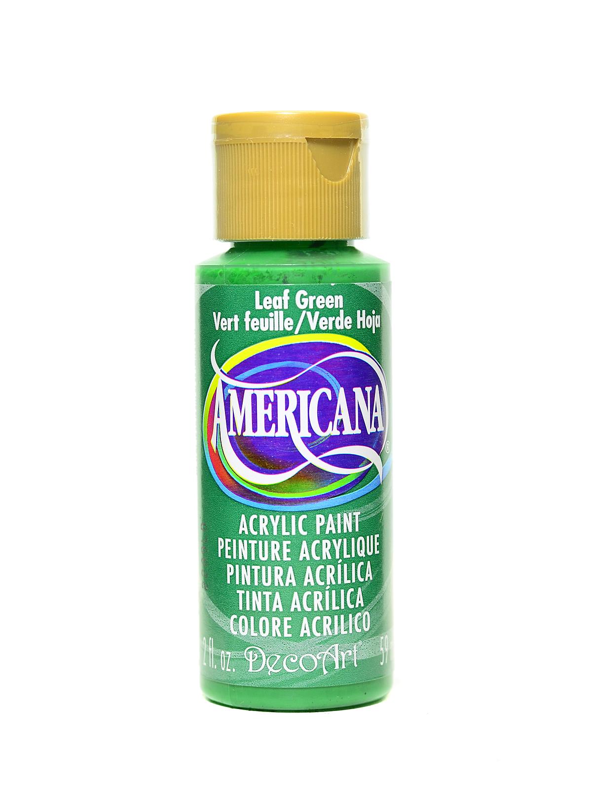 Americana Acrylic Paints leaf green 2 oz.