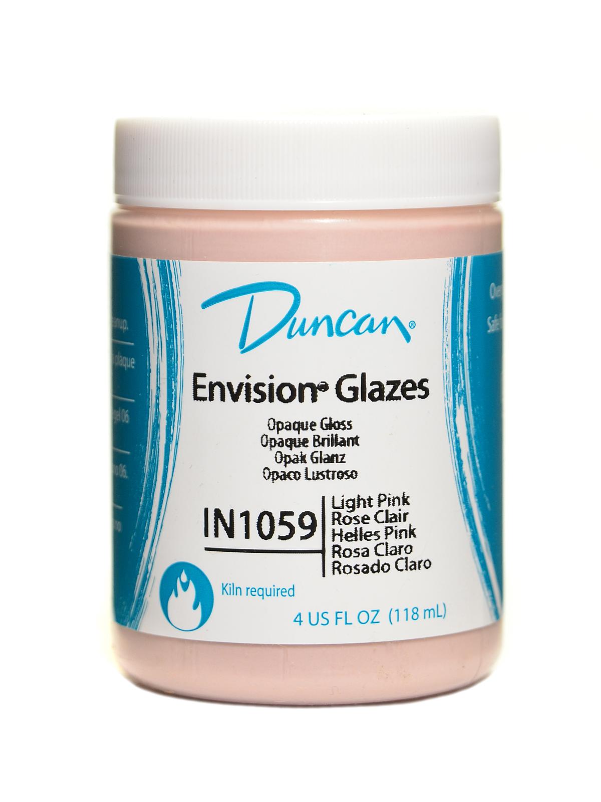 Envision Glazes Light Pink Opaque 4 Oz.