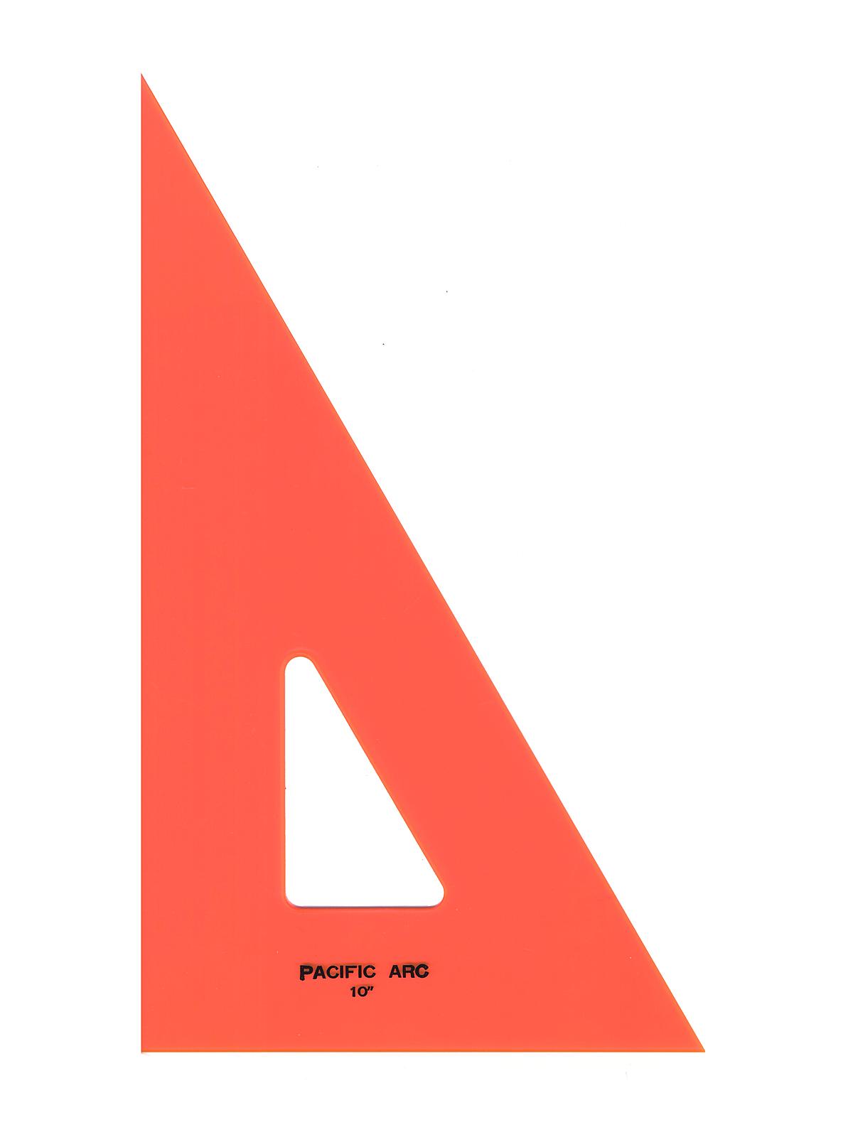 Professional Fluorescent Triangles 10 in. 30 60 degrees