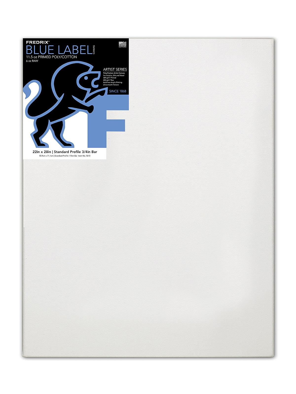 Blue Label Ultra-Smooth Stretched Artist Canvas 22 in. x 28 in. each standard