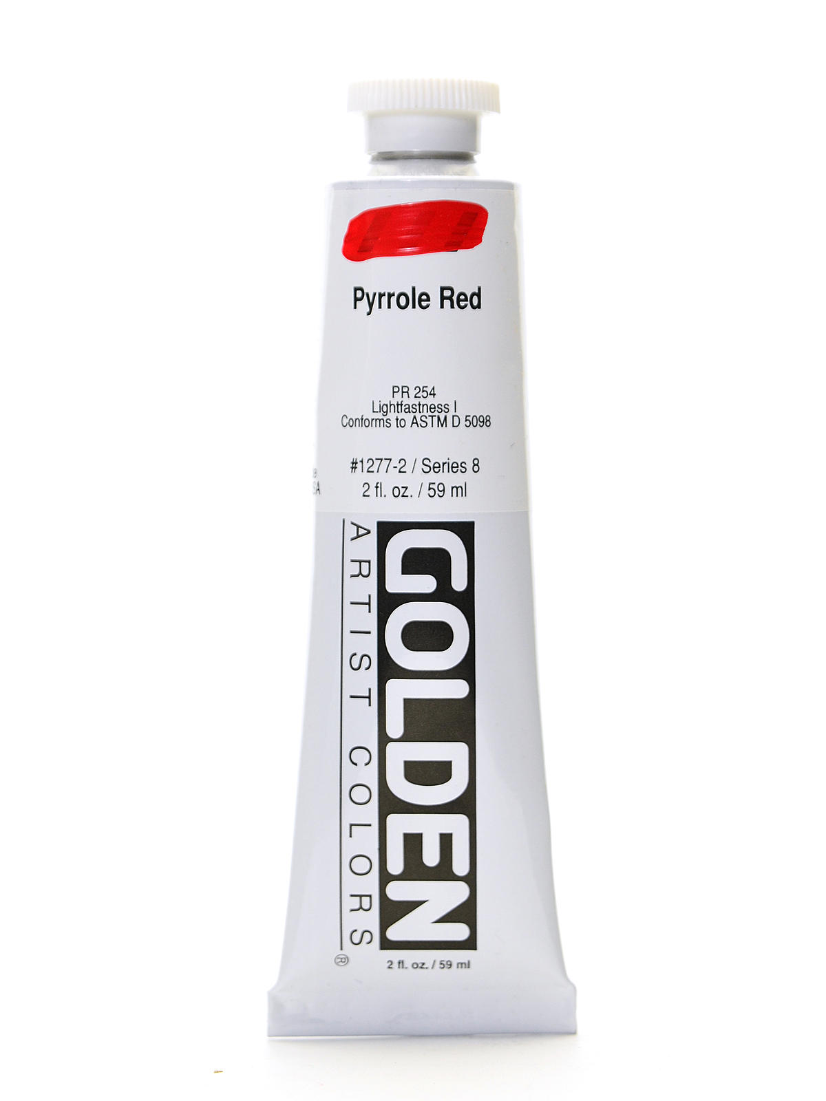 Heavy Body Acrylics pyrrole red 2 oz.