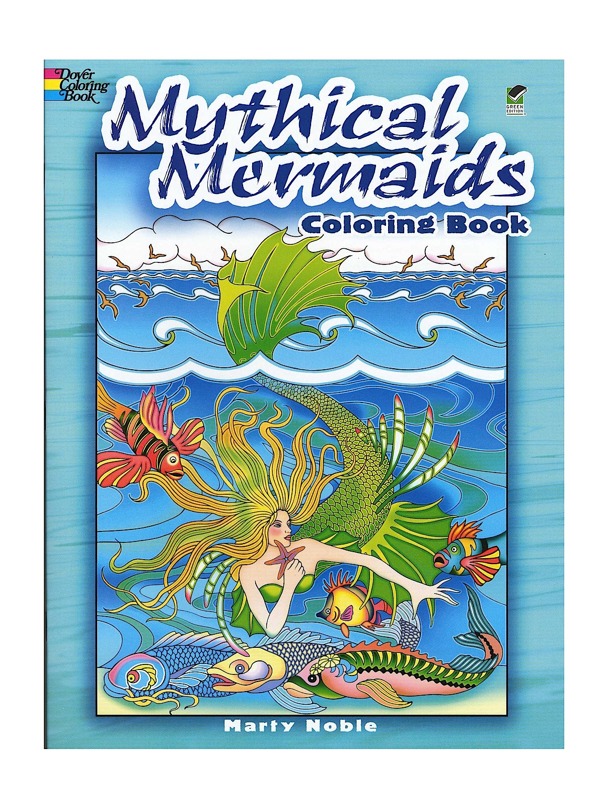 Coloring Book Mythical Mermaids