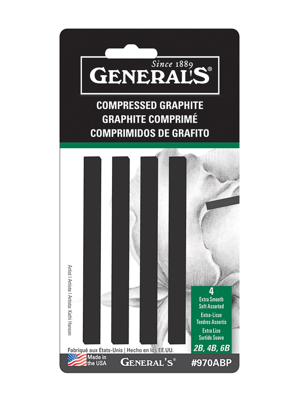 Compressed Graphite assorted pack of 4