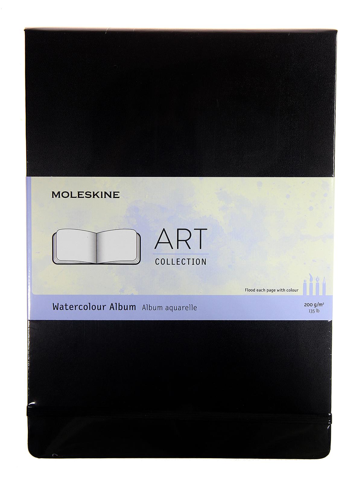 Watercolor Albums 12 in. x 8 1 2 in. 60 pages black